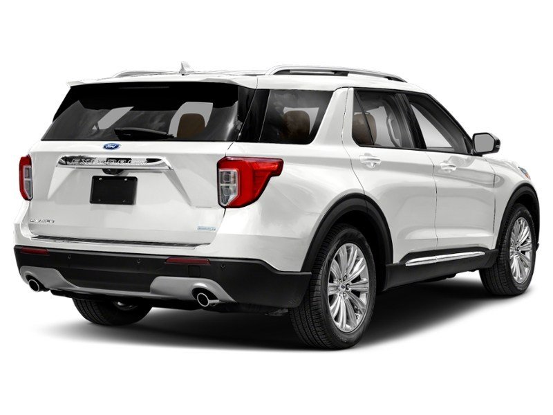 2021 Ford Explorer Limited 4WD Star White Metallic Tri-Coat  Shot 2