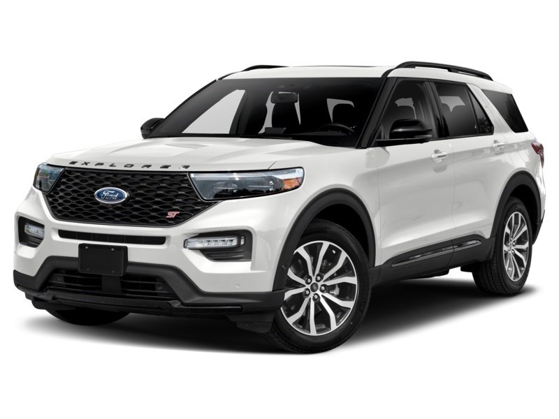 2020 Ford Explorer ST 4WD Star White Tri-Coat  Shot 7