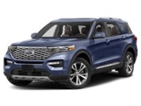 2021 Ford Explorer Platinum 4WD Infinite Blue Metallic Tinted Clearcoat  Shot 4