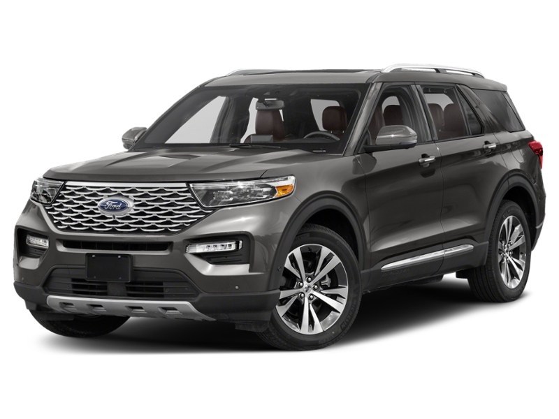 2021 Ford Explorer Platinum 4WD Carbonized Grey Metallic  Shot 32