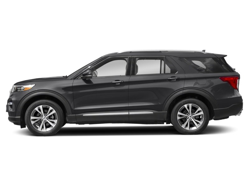 2021 Ford Explorer Platinum 4WD Agate Black Metallic  Shot 3