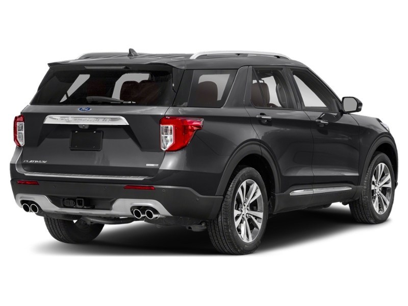 2021 Ford Explorer Platinum 4WD Agate Black Metallic  Shot 34