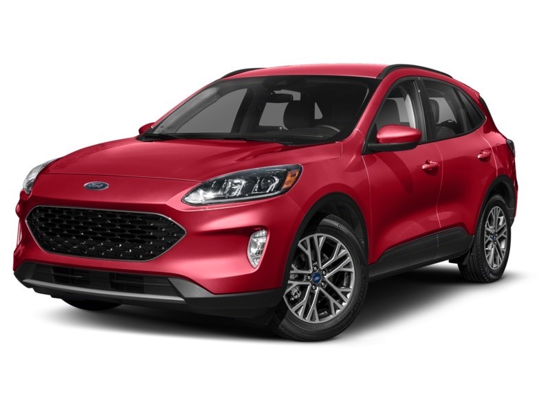 2021 Ford Escape SEL Hybrid AWD Rapid Red Metallic Tinted Clearcoat  Shot 7