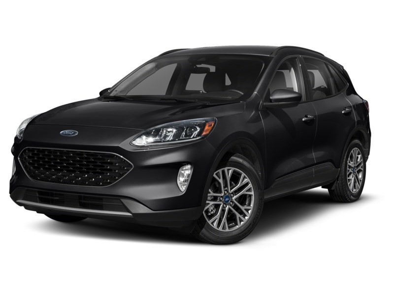 2021 Ford Escape SEL AWD Agate Black Metallic  Shot 4