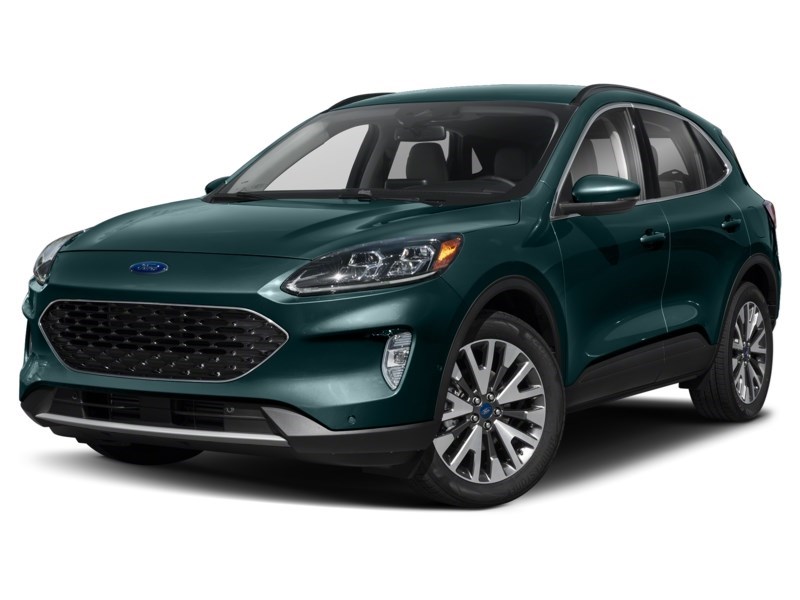 2020 Ford Escape Titanium Hybrid | AWD | NAV | LEATHER | B&O Dark Persian Green Metallic  Shot 4