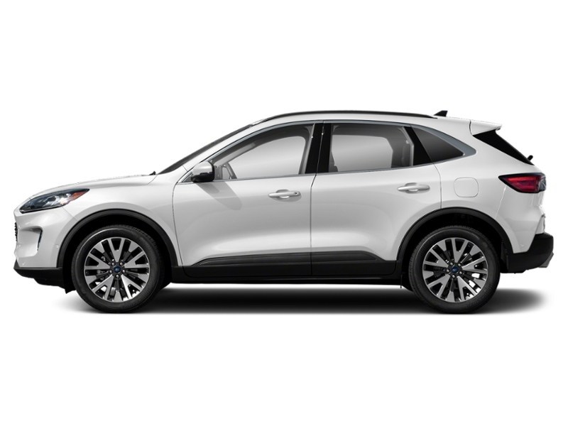 2021 Ford Escape Titanium Hybrid AWD Star White Metallic Tri-Coat  Shot 3