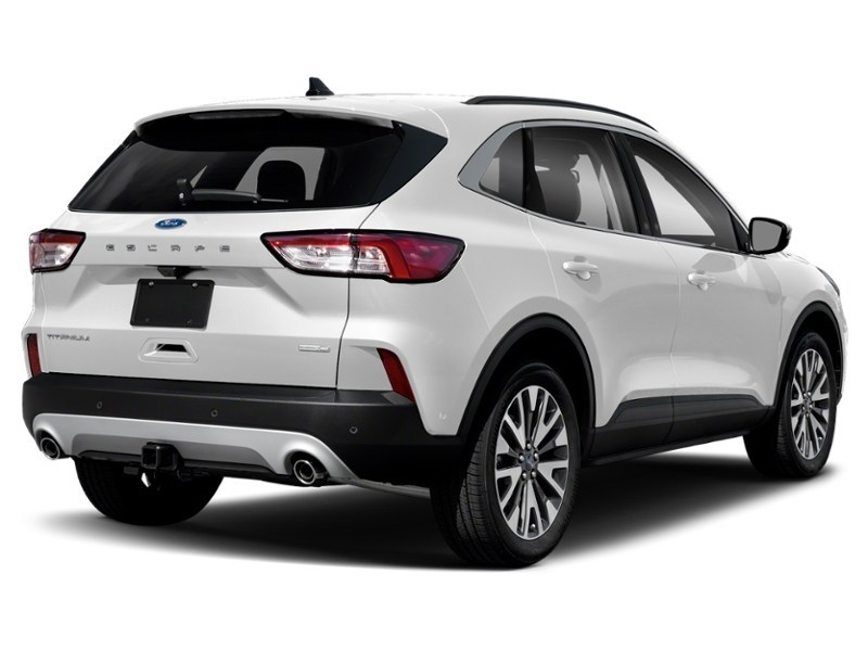 2021 Ford Escape Titanium Hybrid AWD Star White Metallic Tri-Coat  Shot 2