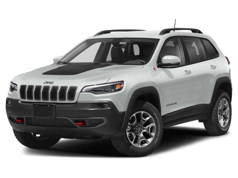 2019 Jeep Cherokee Trailhawk 4x4 Bright White  Shot 4