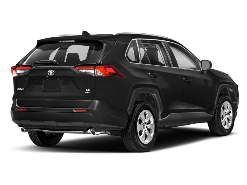 2020 Toyota RAV4 LE AWD Midnight Black Metallic  Shot 6