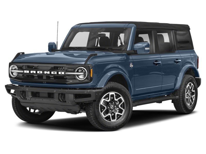 2023 Ford Bronco Outer Banks 4 Door Advanced 4x4 Azure Grey Metallic Tri-Coat  Shot 1