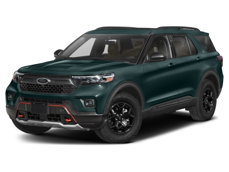 2022 Ford Explorer Timberline | 4WD | 360 | TOW | HTD STR WHL | 18s Forged Green Metallic  Shot 4