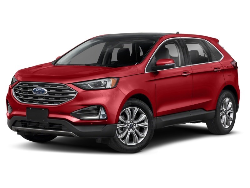 2022 Ford Edge Titanium AWD Rapid Red Metallic Tinted Clearcoat  Shot 4