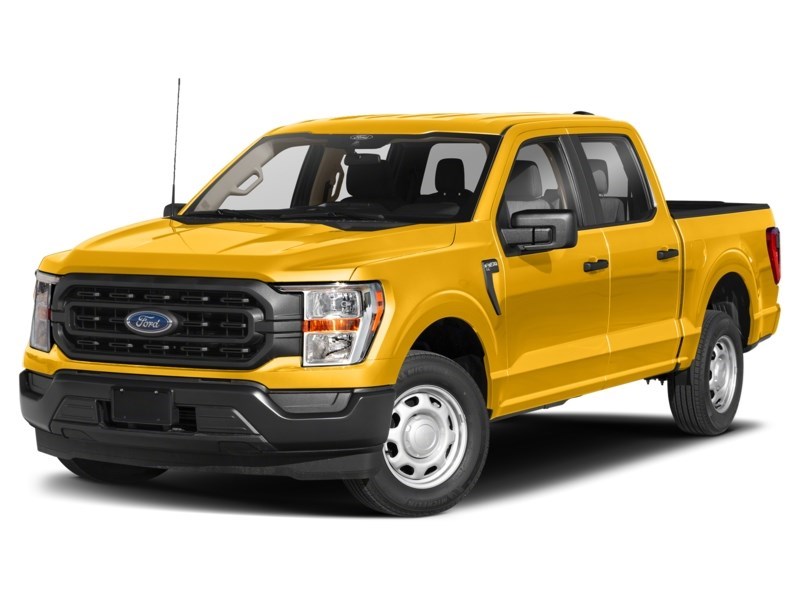 2022 Ford F-150 XL 4WD SuperCrew 5.5' Box Yellow  Shot 8