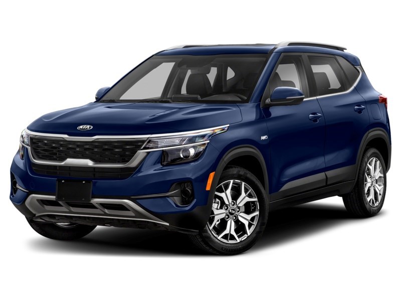 2021 Kia Seltos EX AWD Dark Ocean Blue  Shot 4