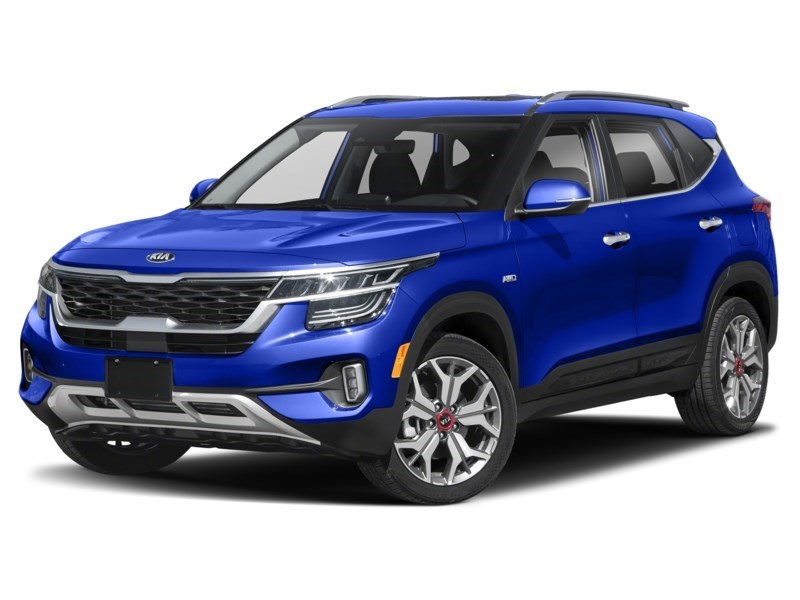 2021 Kia Seltos SX Turbo AWD | Cooled Seats | 1.6T Power Neptune Blue  Shot 4