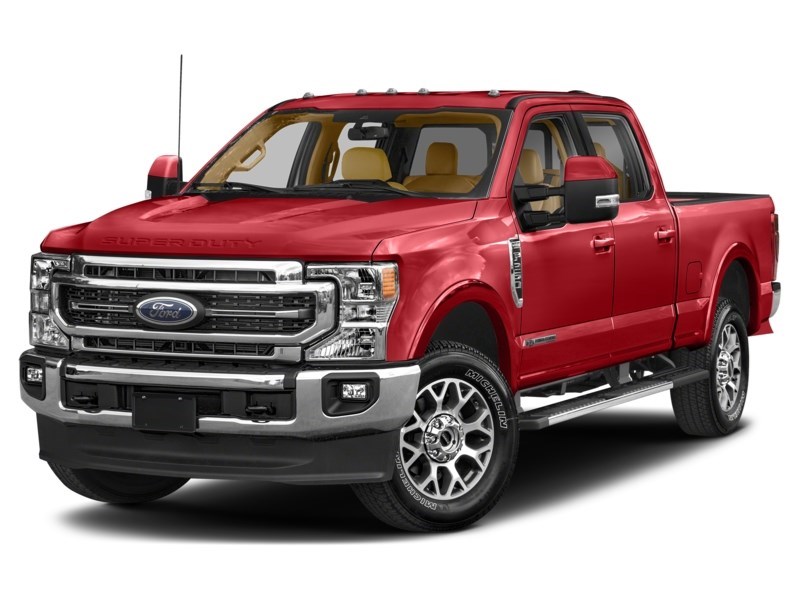 2022 Ford F-250 LARIAT 4WD Crew Cab 6.75' Box Rapid Red Metallic Tinted Clearcoat  Shot 14