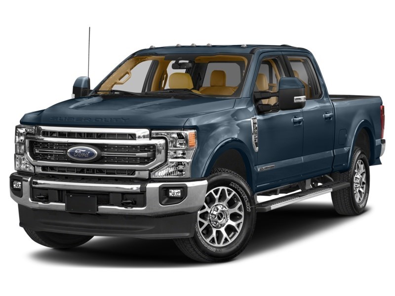 2022 Ford F-250 LARIAT 4WD Crew Cab 6.75' Box Antimatter Blue Metallic  Shot 20