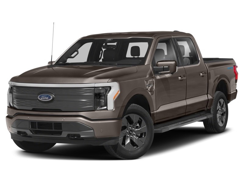 2023 Ford F-150 Lightning LARIAT 4WD SuperCrew 5.5' Box Stone Grey Metallic  Shot 13