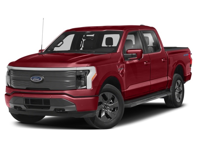 2023 Ford F-150 Lightning LARIAT 4WD SuperCrew 5.5' Box Rapid Red Metallic Tinted Clearcoat  Shot 22