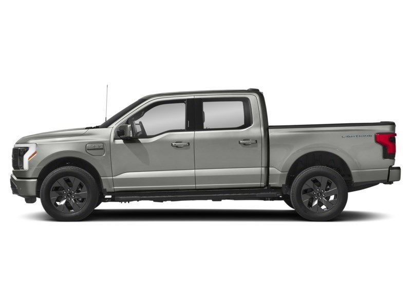 2023 Ford F-150 Lightning LARIAT 4WD SuperCrew 5.5' Box Iconic Silver Metallic  Shot 3