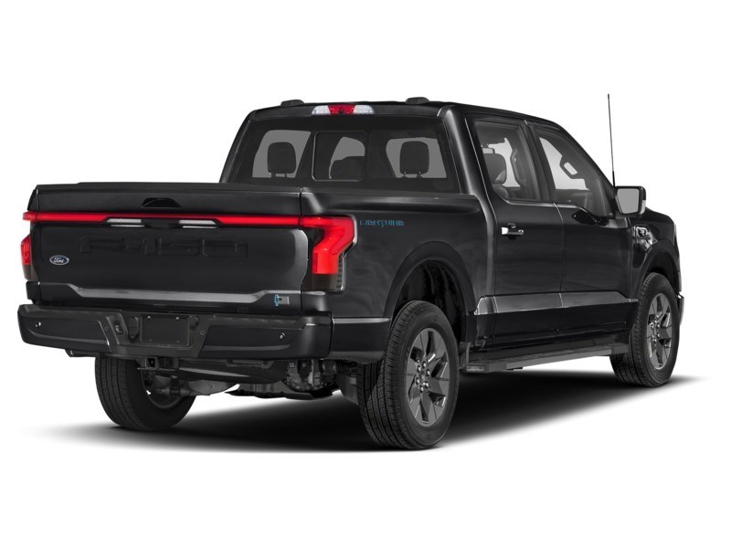 2023 Ford F-150 Lightning LARIAT 4WD SuperCrew 5.5' Box Agate Black Metallic  Shot 50