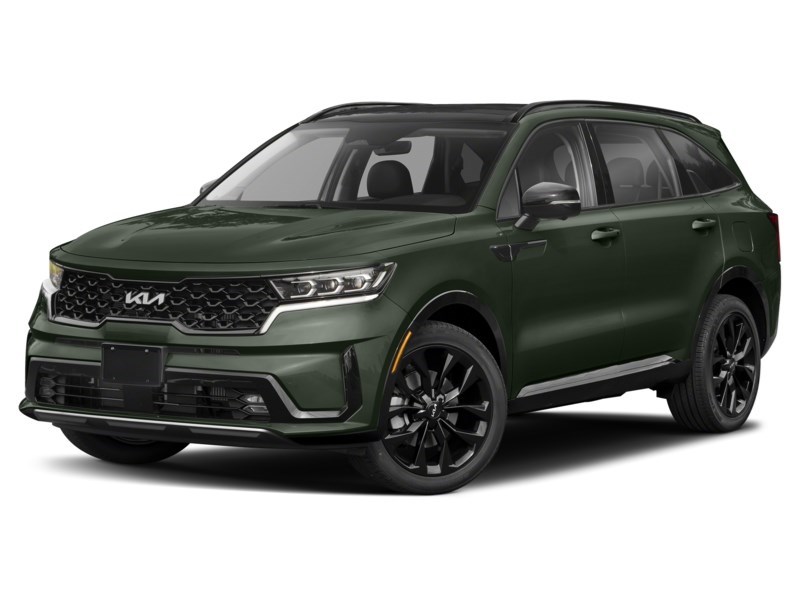 2022 Kia Sorento SX AWD w/Black Leather Aruba Stone Green  Shot 4