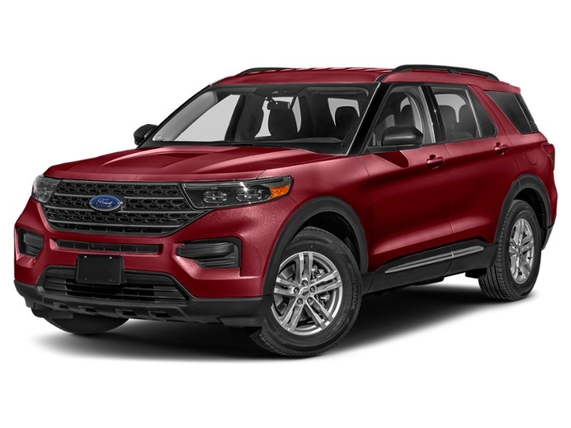 2023 Ford Explorer XLT 4WD Rapid Red Metallic Tinted Clearcoat  Shot 25