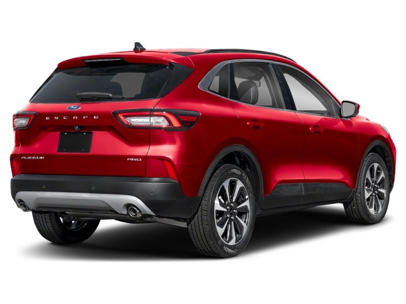 2023 Ford Escape Platinum AWD Rapid Red Metallic Tinted Clearcoat  Shot 2