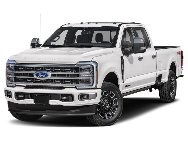 2024 Ford Super Duty F-350 DRW Platinum 4WD Crew Cab 8' Box Star White Metallic Tri-Coat  Shot 4