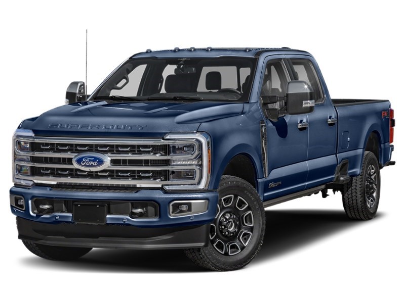 2024 Ford Super Duty F-350 DRW Platinum 4WD Crew Cab 8' Box Antimatter Blue Metallic  Shot 13