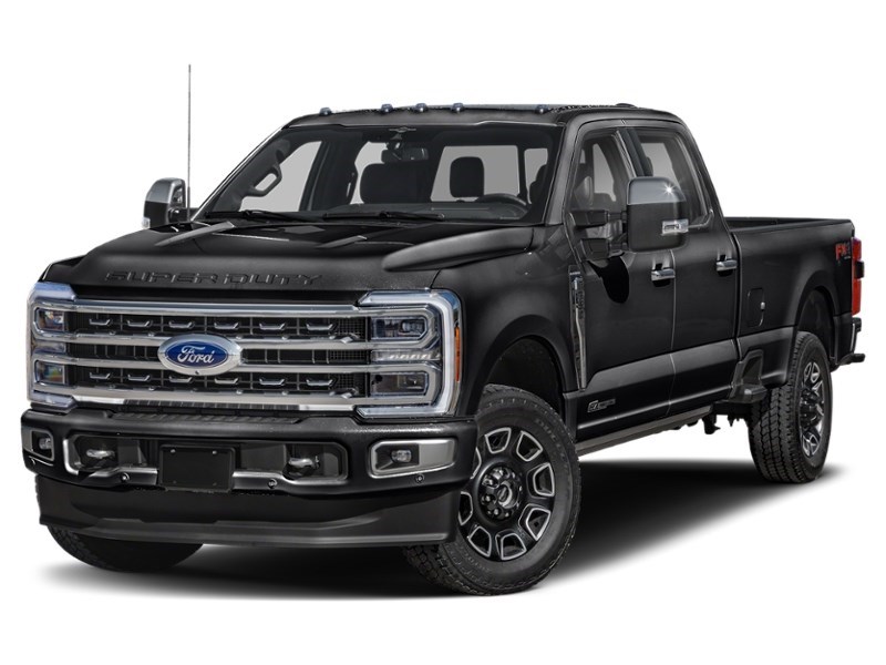 2024 Ford Super Duty F-350 DRW Platinum 4WD Crew Cab 8' Box Agate Black Metallic  Shot 33