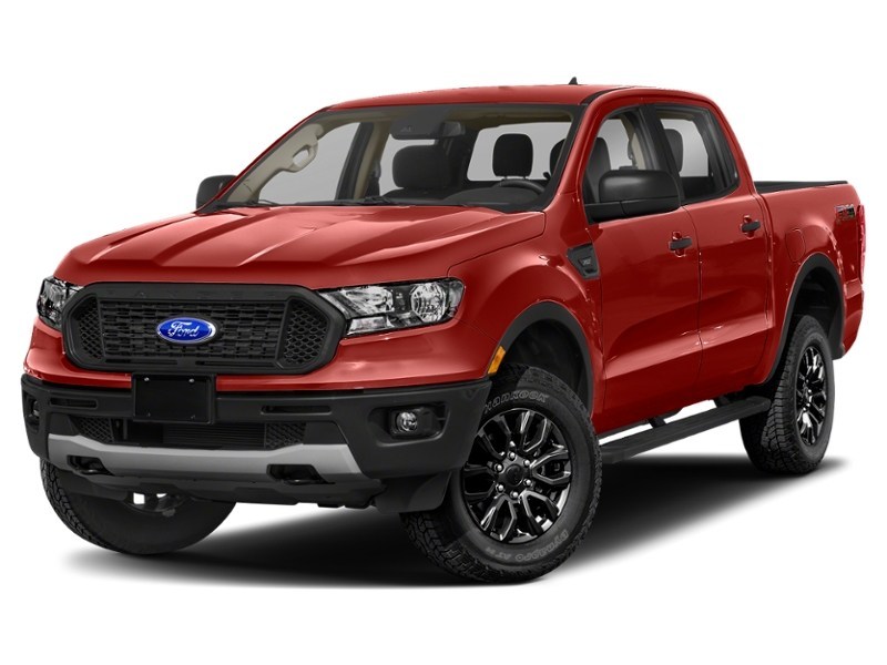 2023 Ford Ranger XLT 4WD SuperCrew 5' Box Hot Pepper Red Tinted Clearcoat Metallic  Shot 16