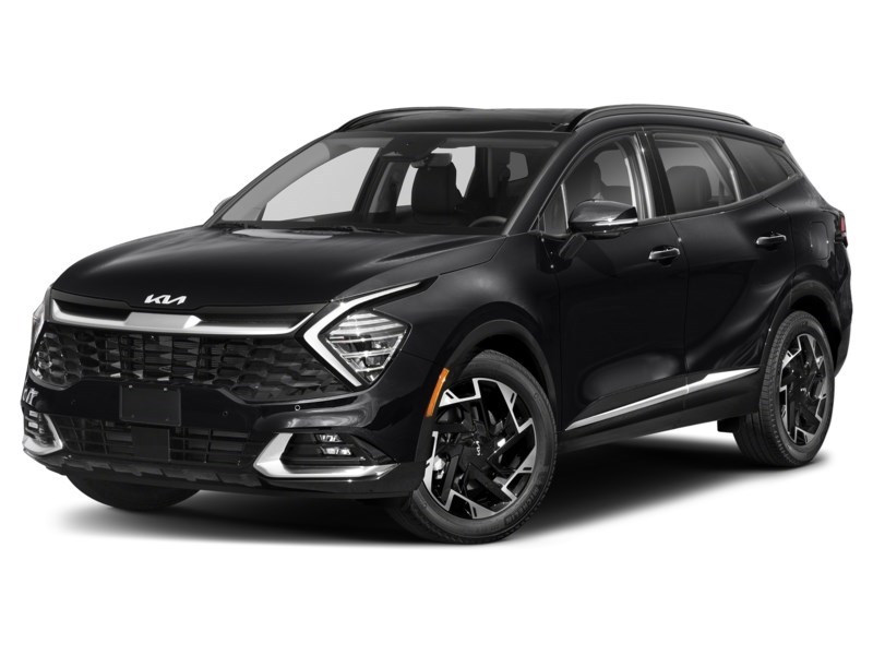 2023 Kia Sportage EX Premium AWD w/Red Interior Fusion Black  Shot 1