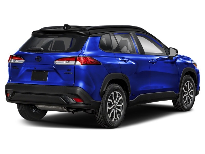 2024 Toyota Corolla Cross Hybrid Hybrid SE AWD Blue Crush Metallic w/Black Roof  Shot 24