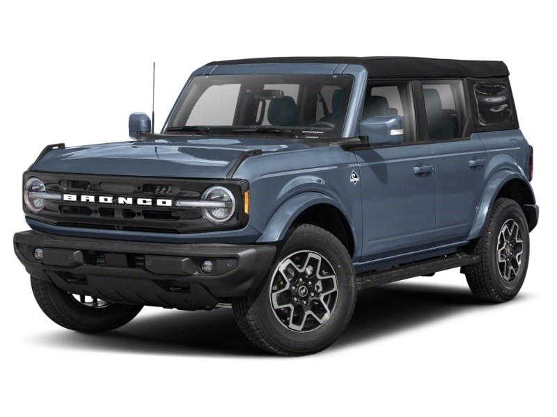 2024 Ford Bronco Outer Banks Azure Grey Metallic Tri-Coat  Shot 1