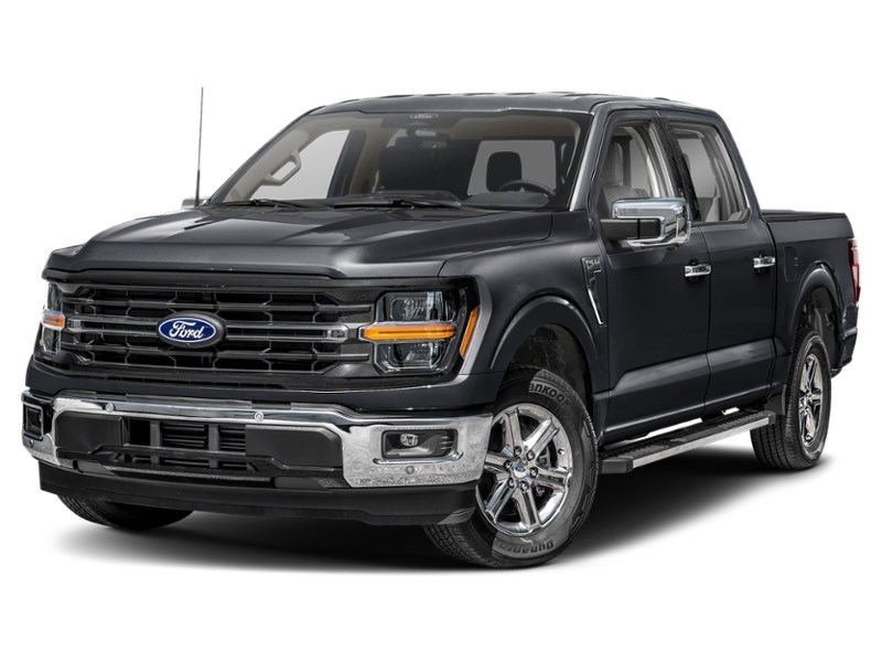 2025 Ford F-150 XLT 4WD SuperCrew 5.5' Box Agate Black Metallic  Shot 54