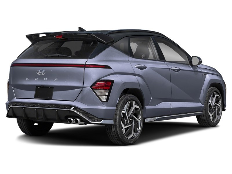 2024 Hyundai Kona 1.6T N Line Ultimate AWD w/Two-Tone Roof Meta Blue w/Abyss Black Roof  Shot 2
