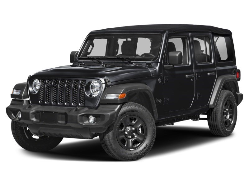 2024 Jeep Wrangler Sahara 4 Door 4x4 Black  Shot 1