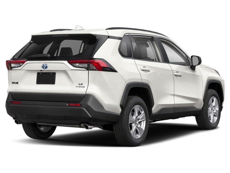 2023 Toyota RAV4 Hybrid Hybrid LE AWD White  Shot 2