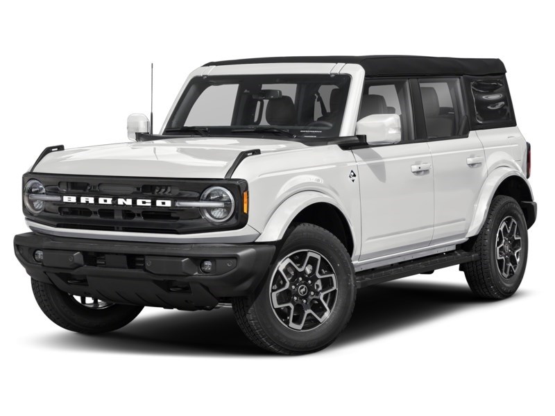 2026 Ford Bronco Outer Banks | 4X4 | 2.3L | 312A | HARD TOP |BLK PK Oxford White  Shot 4