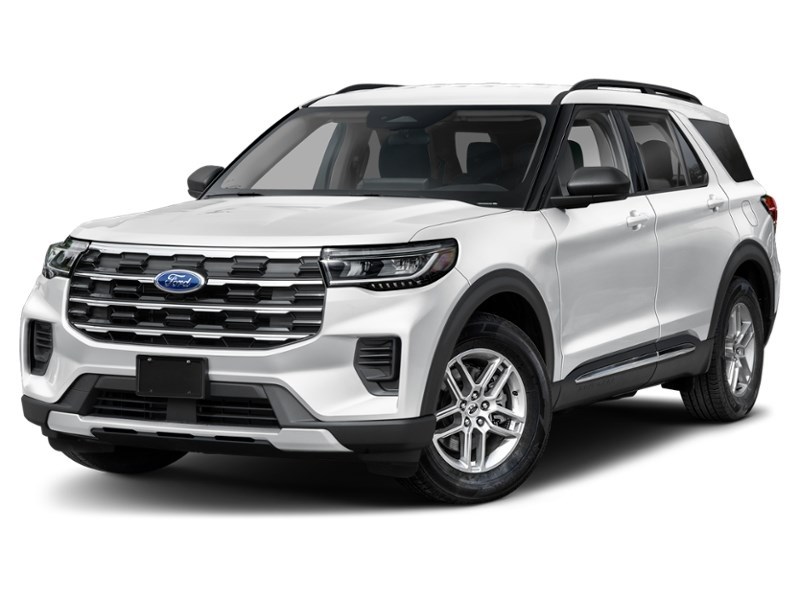 2026 Ford Explorer Active w/200A Pkg 4WD Space White Metallic  Shot 4