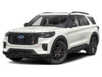 2026 Ford Explorer ST 4WD Star White Metallic Tri-Coat  Shot 1