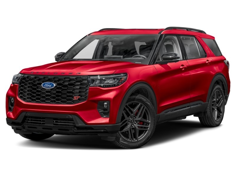 2025 Ford Explorer ST 4WD Rapid Red Metallic Tinted Clearcoat  Shot 10