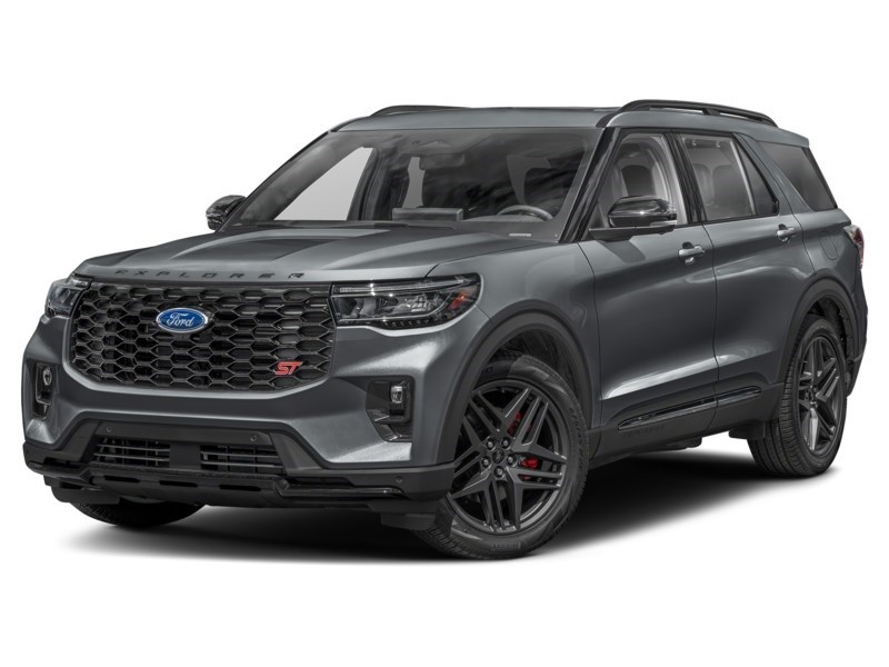 2026 Ford Explorer ST | 4WD | 3.0L | ROOF | TOW | 360 | HTD STR WHL Carbonized Grey Metallic  Shot 1