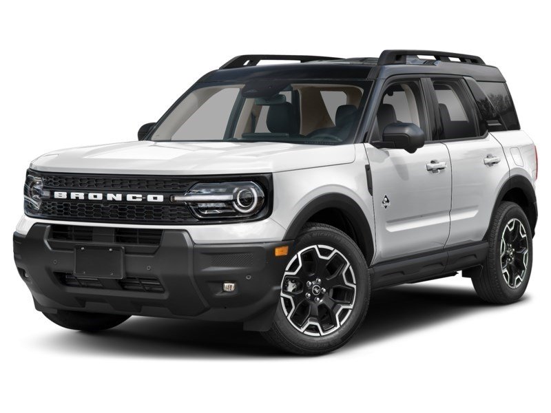 2026 Ford Bronco Sport Outer Banks 4x4 Space White Metallic  Shot 1