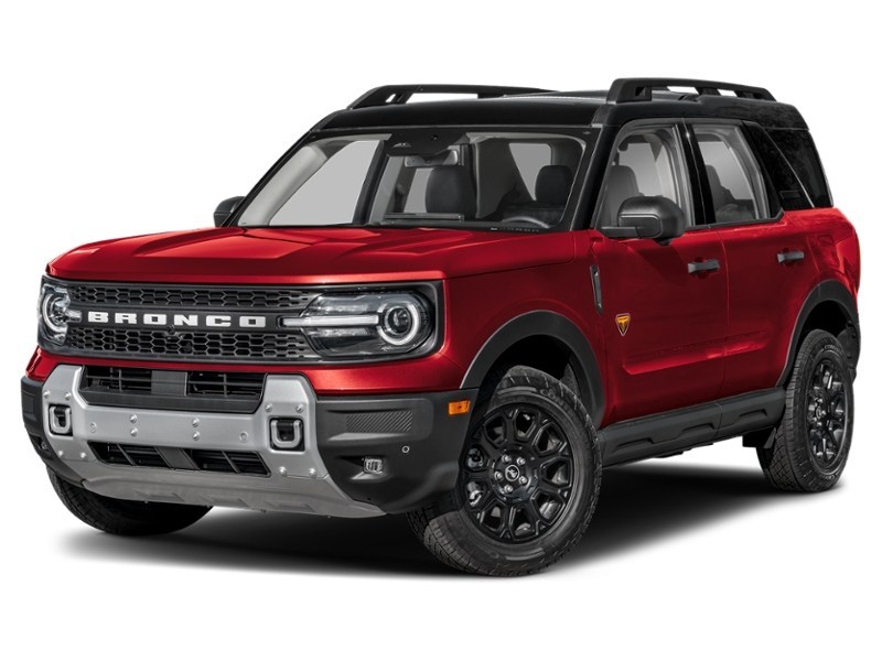 2026 Ford Bronco Sport Badlands 4x4 Ruby Red Metallic Tinted Clearcoat  Shot 27