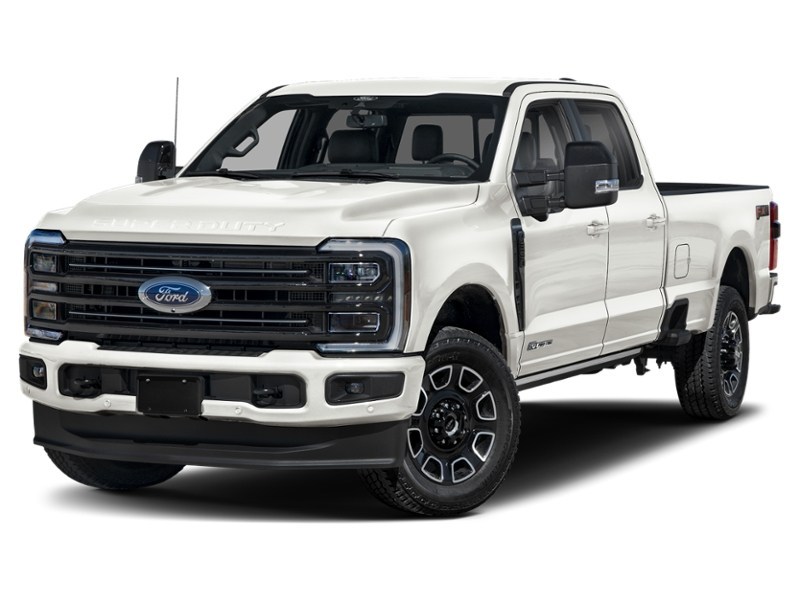 2027 Ford Super Duty F-350 DRW Platinum 4WD Crew Cab 8' Box Star White Metallic Tri-Coat  Shot 4