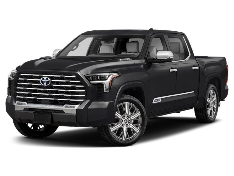 2026 Toyota Tundra Hybrid 4x4 Crewmax Capstone Hybrid Midnight Black Metallic  Shot 4